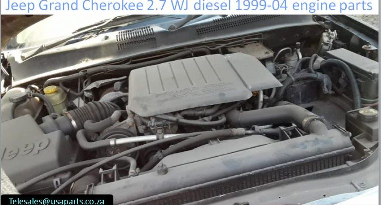 Jeep Grand Cherokee 2.7 WJ 1999-04 used diesel engine parts