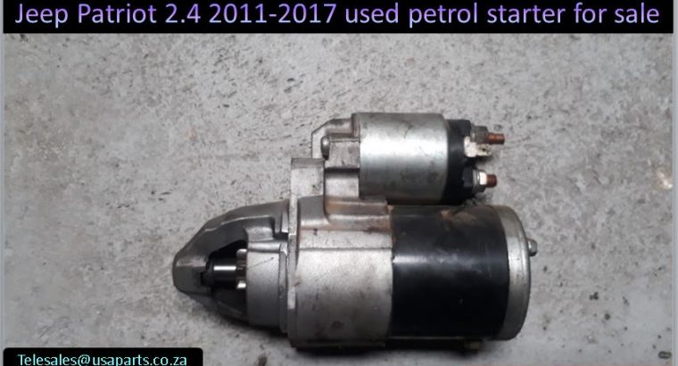 Jeep Patriot 2.0/2.4 2011-2017 used petrol starters for sale
