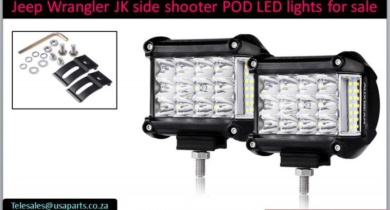 Jeep Wrangler JK 2008-19 side shooter LED pods for sale