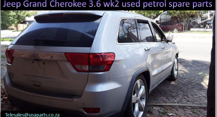 Jeep Grand Cherokee 3.6 Wk2 2011-19 used petrol spare parts