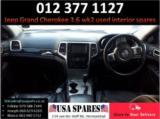 Jeep Grand Cherokee 3.6 WK2 2011-19 used interior spares for sale