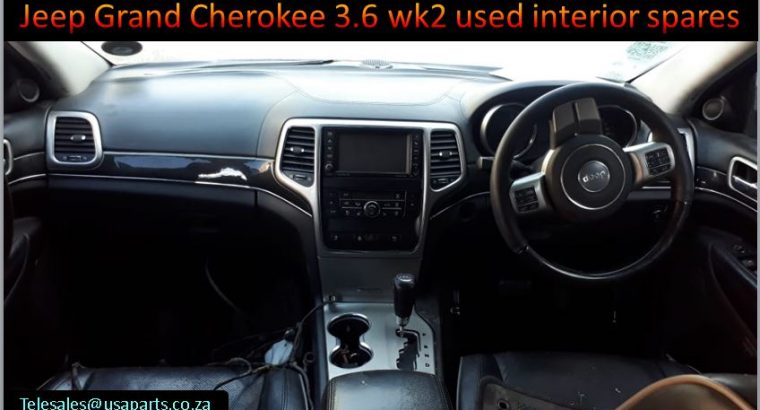 Jeep Grand Cherokee 3.6 WK2 2011-19 used interior spares for sale