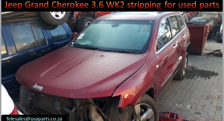 Jeep Grand Cherokee 3.6 Wk2 2011-19 stripping for used parts
