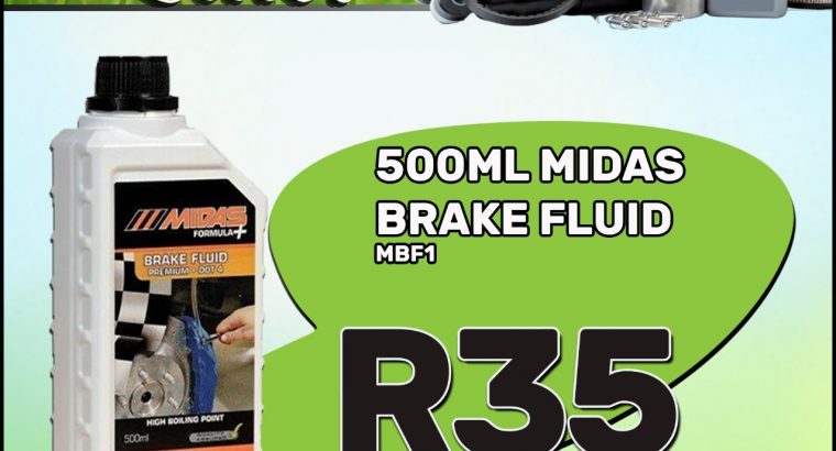 Spring Sale! 500ML Midas Brake Fluid ONLY R35 at Mhluzi Spares!