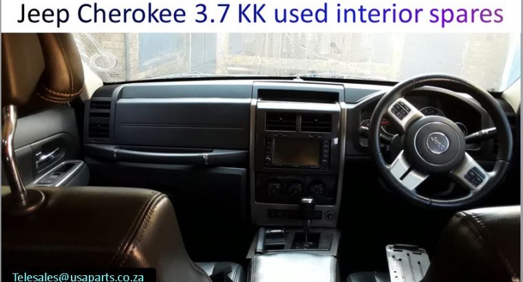 Jeep Cherokee 3.7 KK 2008-13 used interior spares for sale