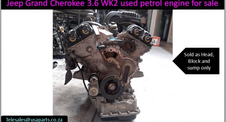 Jeep Grand Cherokee 3.6 WK2 used petrol engine for sale
