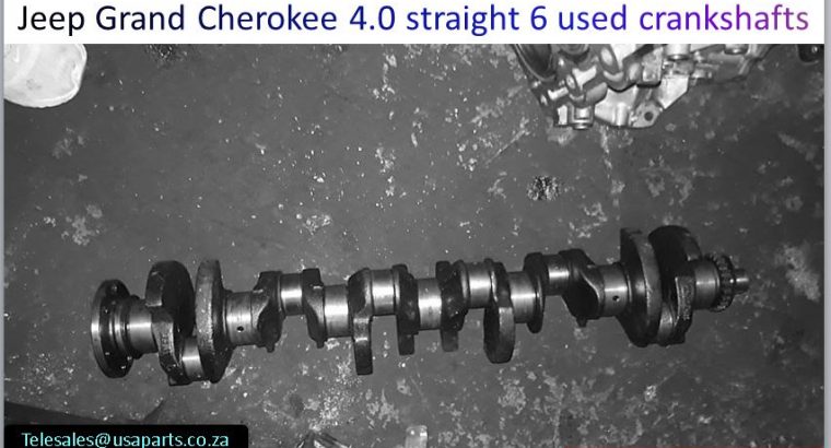 Jeep Grand Cherokee 4.0 straight 6 1992-04 used crankshafts