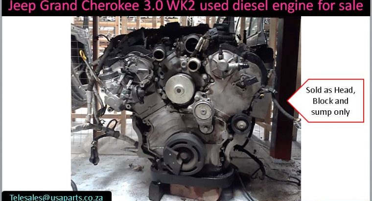 Jeep Grand Cherokee 3.0 WK2 used diesel engine for sale