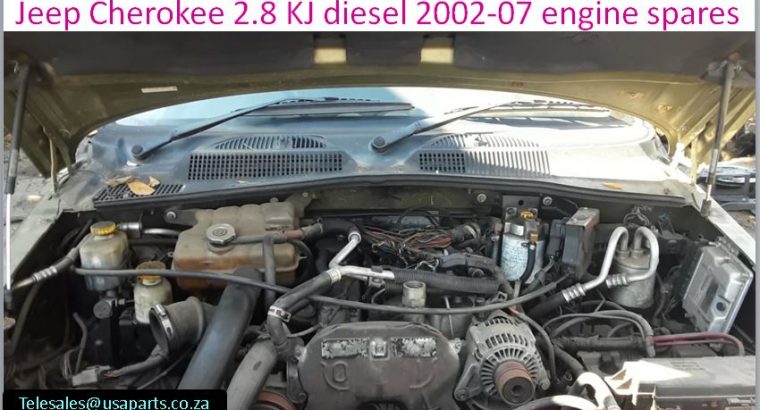 Jeep Cherokee 2.8 KJ 2002-07 used diesel engine parts for sale