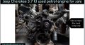 Jeep Cherokee 3.7 KJ 2002-07 used petrol engine for sale