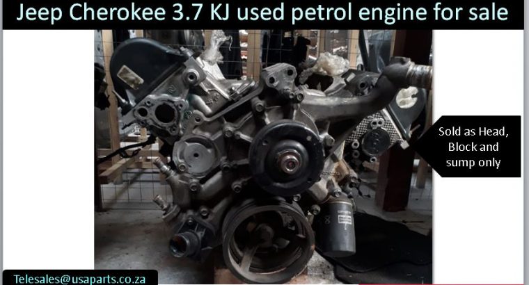 Jeep Cherokee 3.7 KJ 2002-07 used petrol engine for sale