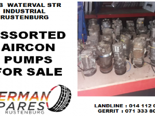 Assorted aircon pumps for sale