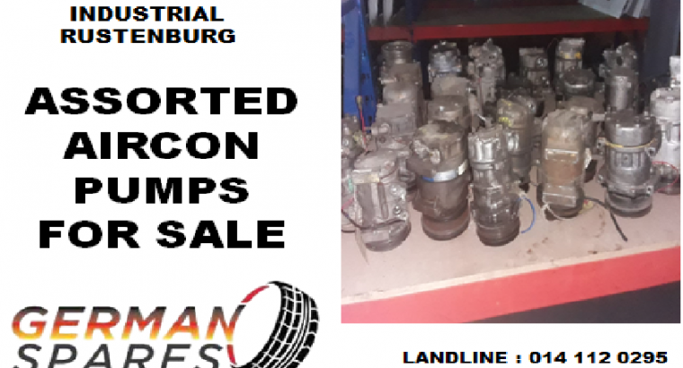 Assorted aircon pumps for sale