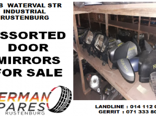 Assorted door mirrors for sale