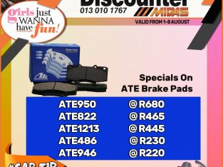 Check out our amazing deals on ATE Brake Pads!