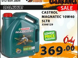 Catrol Magnatec 10W40 5L ONLY R369 at Wierdapark Midas!