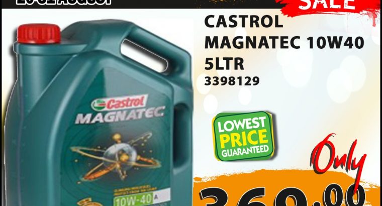 Catrol Magnatec 10W40 5L ONLY R369 at Wierdapark Midas!