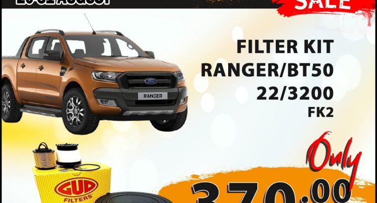Filter Kit Ranger/BT50 ONLY R370 at Wierdapark Midas!