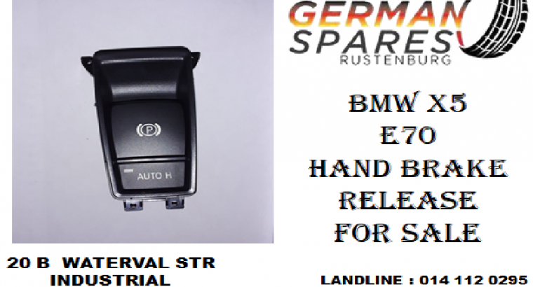 Bmw X5 E70 HAND BRAKE RELEASE FOR SALE