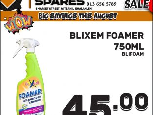 Blixem Foamer 750ML ONLY R45 at Downtown Spares!