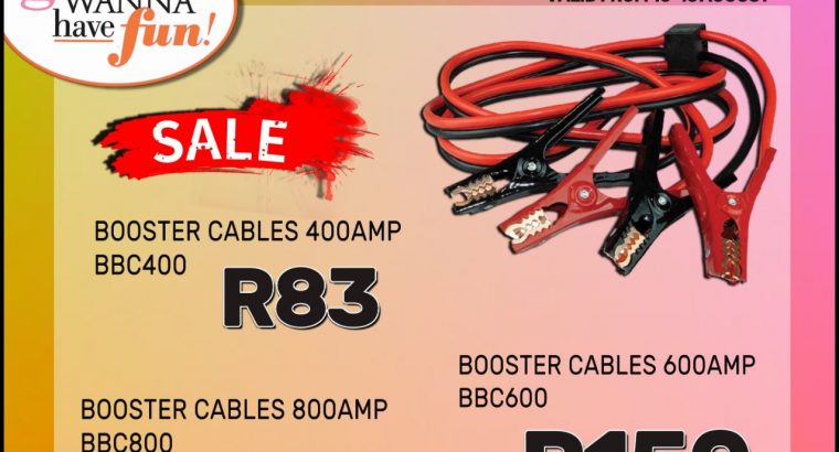 Get Booster Cables at these amazing LOW prices!