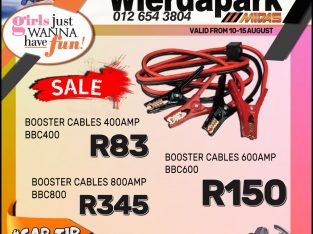 Get Booster Cables at these amazing LOW prices!