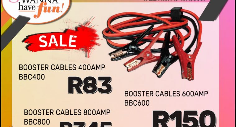 Get Booster Cables at these amazing LOW prices!