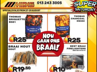 Braai essentials at Middelburg Midas!
