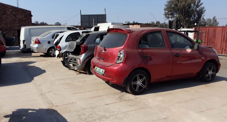 Assorted cars stripping for spares