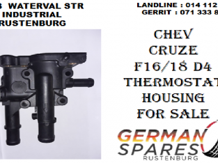 Chev Cruze F16/18 D4 thermostat housing for sale