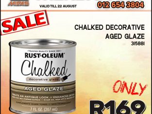 Chalked Decorative Aged Glaze ONLY R169 at Wierdapark Midas!