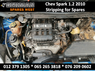 Chev Spark 1.2 2010 Stripping for USED Spares