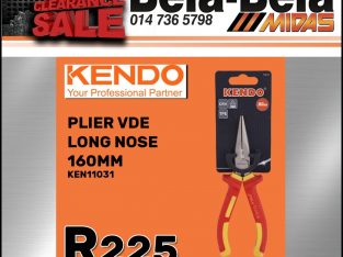 Plier VDE Long Nose 160MM ONLY R225 at Midas Bela Bela!