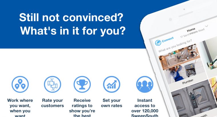 SweepSouth Connect is a platform for online Service Professionals