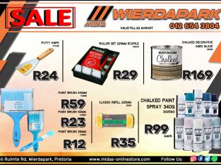 Save BIG on DIY Products at Wierdapark Midas!