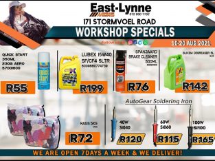 East-Lynne Midas Workshop Specials 10-20 Aug 2021