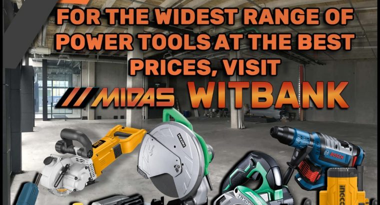 Widest range of power tools at the BEST prices!