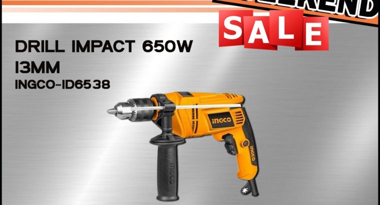 INGCO Impact Drill 650W 13MM ONLY R454 at Midas Witbank!