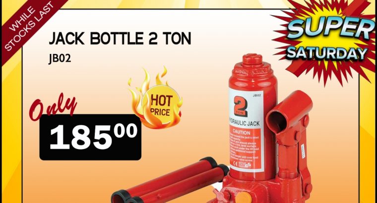 Jack Bottle 2 Ton ONLY R185 at Middelburg Midas!
