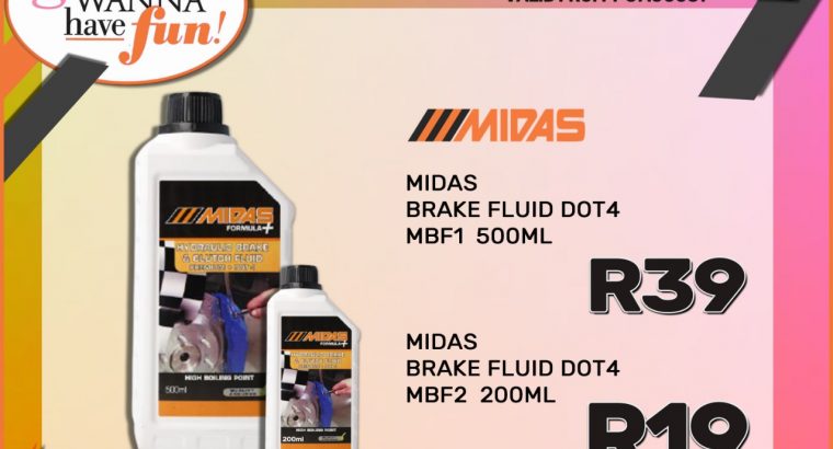 Midas Brake Fluid!