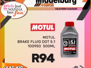 Motul Brake Fluid Dot 5.1 500ML ONLY R94!