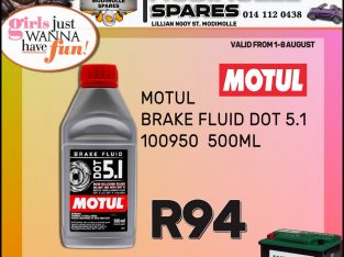 Motul Brake Fluid Dot 5.1 500ML ONLY R94!