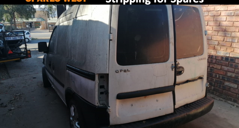 Opel Combo 1.4 2007 Stripping for USED Spares