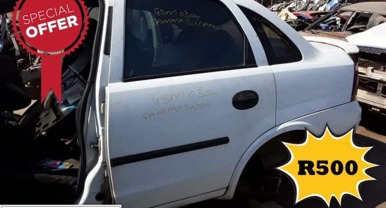 Opel Corsa Gamma Sedan Used Rear Doors & Spares