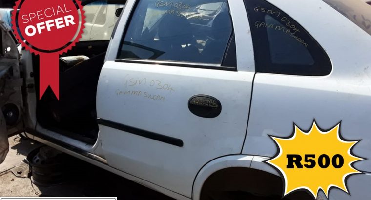 Opel Corsa Gamma Sedan Used Rear Doors & Spares