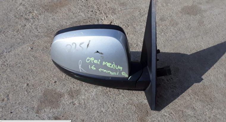 Opel Meriva Used Manual Door Mirror & Spares