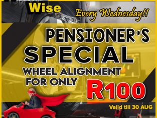 Pensioner’s Wednesday Special!