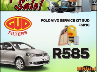 Polo Vivo Service Kit GUD ONLY R585 at Mhluzi Spares!