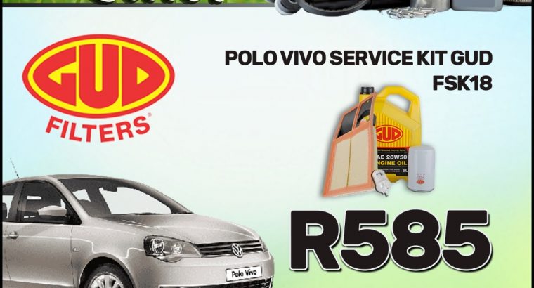Polo Vivo Service Kit GUD ONLY R585 at Mhluzi Spares!