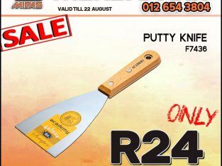 Putty Knife ONLY R24 at Wierdapark Midas!